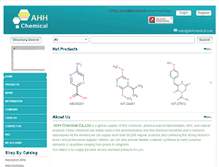 Tablet Screenshot of ahhchemical.com